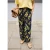 Street One Studio Dames Mid Waist culotte met bloemenprint in Blauw