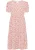 Mymo midi-jurk Nolie Dames Wit Veelkleurig