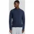 Lyle & Scott Saddle Sleeve Quarter Zip Jumper Navy Heather