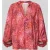 Rich & Royal relaxed fit blouse van viscose met V-hals