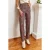 Regulier Passende Luipaardprint Denim Jeans
