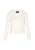 faina Gebreid vest  offwhite