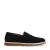 Manfield suède loafers donkerblauw