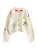 Next Gebreid vest  ecru / azuur / geel / groen