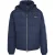 Plein Sport gewatteerd marineblauw jack met logo op de rug