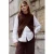 LOVE2WAIT zwangerschapsgilet – donkerbruin