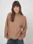 Boiled cashmere pullover met opstaande kraag