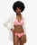 Superdry Vrouwen Cheeky Bikinibroekje met Strepen Roze