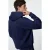 TRENDYOL MAN Heren Donkerblauw Slogan Lang Oversized Sweatshirts