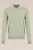 WE Fashion – Heren trui met rits – Regular fit – Lichtgroen – Katoen –
