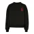 Dames sweatshirt met oversized ronde hals Merchcode Hugs & Love – Queen of Hearts