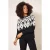 White Stuff Black Fairisle Jumper Black