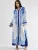 MSN Collection Jurk  blauw / navy / wit