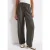 Street One Dames Crinkle broek met wijde pijpen in Bruin