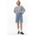 Catwalk Junkie Loose Fit Fringed Jorts Starlight Blue