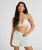 Hunkemöller Korte pyjama  aqua / wit
