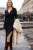 TRENDYOLMİLLA Dames Zwart Effen Maxi Lang Casual Bodycon Jurken