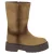 Steve Madden chunky leren laarzen – taupe