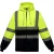 Yoko Heren hi-vis full zip hoodie