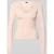 Gina Tricot Shirt met lange mouwen met V-hals en kant
