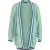 River Woods Long Cardigan Ls Tricolor Str Green