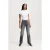 Karl Lagerfeld Straight Denim Washed Light Grey