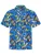 Hawaiihemdshop.de Overhemd ‘Hawaiihemd “Flower Parrots (blue)”‘  blauw