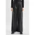 QS imitatieleren Wide leg regular waist broek zwart