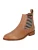 Crickit Chelsea boots ‘Suvi’  cognac / lichtrood / zwart