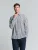 No- Excess Male Overhemden Shirt Verical Big Stripes With Linen