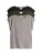 The Set Top  greige / donkergroen / zwart