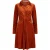 EsQualo Dress Wrap Velours Pumpkin