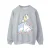 Disney Dames/Dames Alice In Wonderland Schets Bloemen Sweatshirt (Sportgrijs)