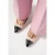 Wittchen Damesballerina’s van echt leer met spitse neus, beige en zwart