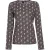 PINKO Musa Blusa Georgette Stretch M Black/nude