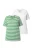 Ulla Popken Shirt  grasgroen / wit