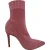 Gianvito Rossi Boucle Knit Fiona Enkelboots in Roze Synthetisch