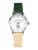 Victoria Hyde Analoog horloge ‘London Eyes’  beige / donkergroen / zilver / wit