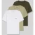 Boss Slim fit T-shirts van puur katoen in set van 3