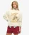 Superdry Vrouwen Ruim Souvenir Sweatshirt met Grafische Print en Ronde Hals Crème