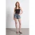 Hoge Taille Katoenen Denim Shorts