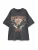 VERO MODA Shirt ‘VMLILIE HAILEY’  roestbruin / lichtgeel / donkergrijs
