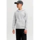 JACK & JONES JUNIOR hoodie lichtgrijs