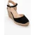 Sinta Suède Leren Platform Espadrille (Dames)