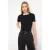 TRENDYOLMİLLA Dames Zwart Effen Kort Getailleerd Blouses