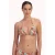 Cyell voorgevormde triangel bikinitop lichtbruin/mintgroen