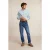 River Woods Custom Fit Striped Performance Stretch Shirt Green/white