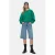 LTB wide leg high waist short medium blue denim