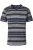 Casa Moda T-Shirt ronde hals groen, Horizontale strepen