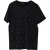 A.P.C. T-shirt met korte mouwen en ronde hals en stippenprint in zwart katoen